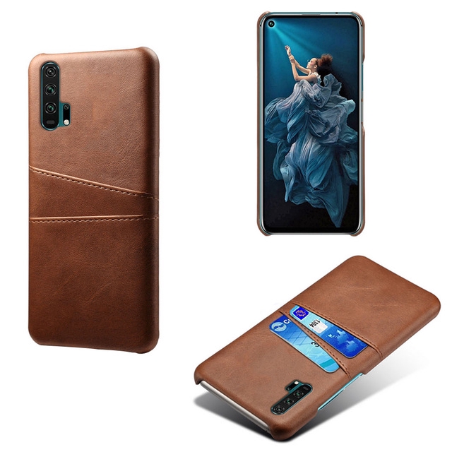 Ốp điện thoại từ da chống sốc có ngăn đựng thẻ sang trọng cho Samsung Galaxy Note 10 Plus Note 9 8