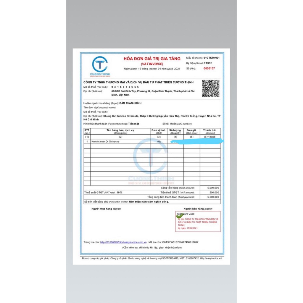 Kem Sạch Mụn DR.SKINACNE Dưỡng Trắng Da, Xóa Thâm, Liền Sẹo Không Gây Kích Ứng (15g) | BigBuy360 - bigbuy360.vn