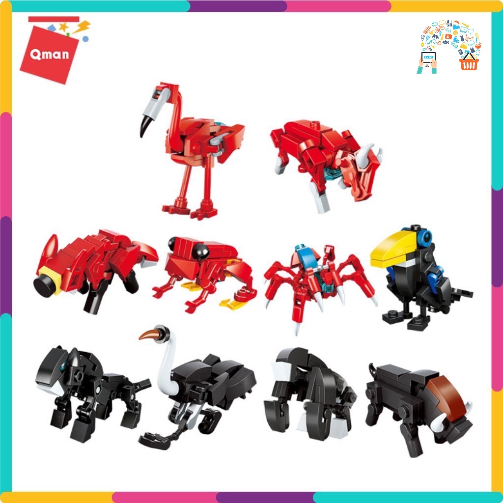 [DEAL SỐC]LEGO MINI Siêu Thú Rừng Xanh 3IN1, 35-40 chi tiết-GIÁ SIÊU RẺ