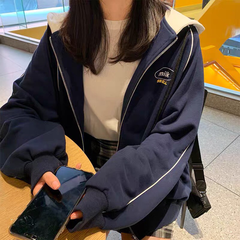 Áo Hoodie Nữ Nam - Áo Khoác Nỉ Unisex SBELL 2 Màu Siêu Hot ( kèm ảnh thật ) | BigBuy360 - bigbuy360.vn