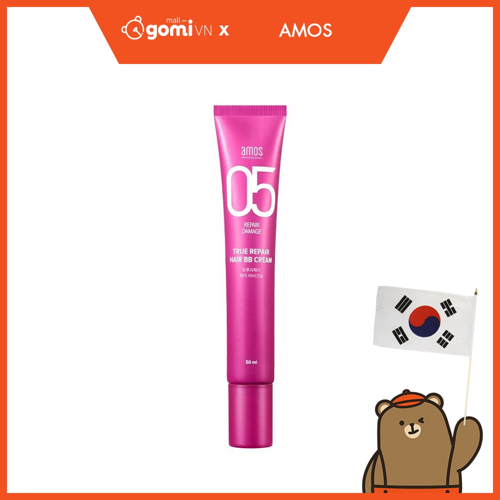 Kem Dưỡng Và Phục Hồi Tóc AMOS PROFESSIONAL True Repair Hair BB Cream 50ml GomiMall