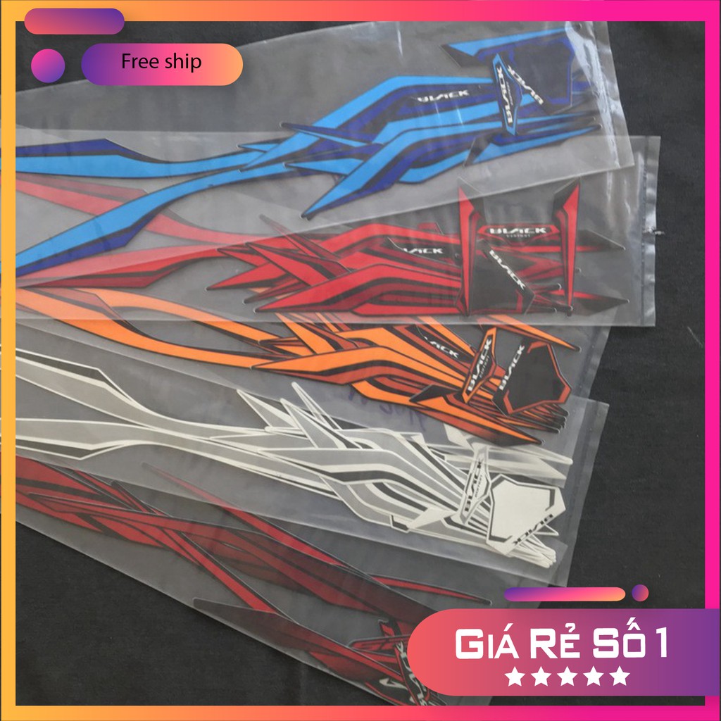 [GIÁ GỐC] Tem xe AIRBLADE mẫu 2016 3 LỚP CAO CẤP