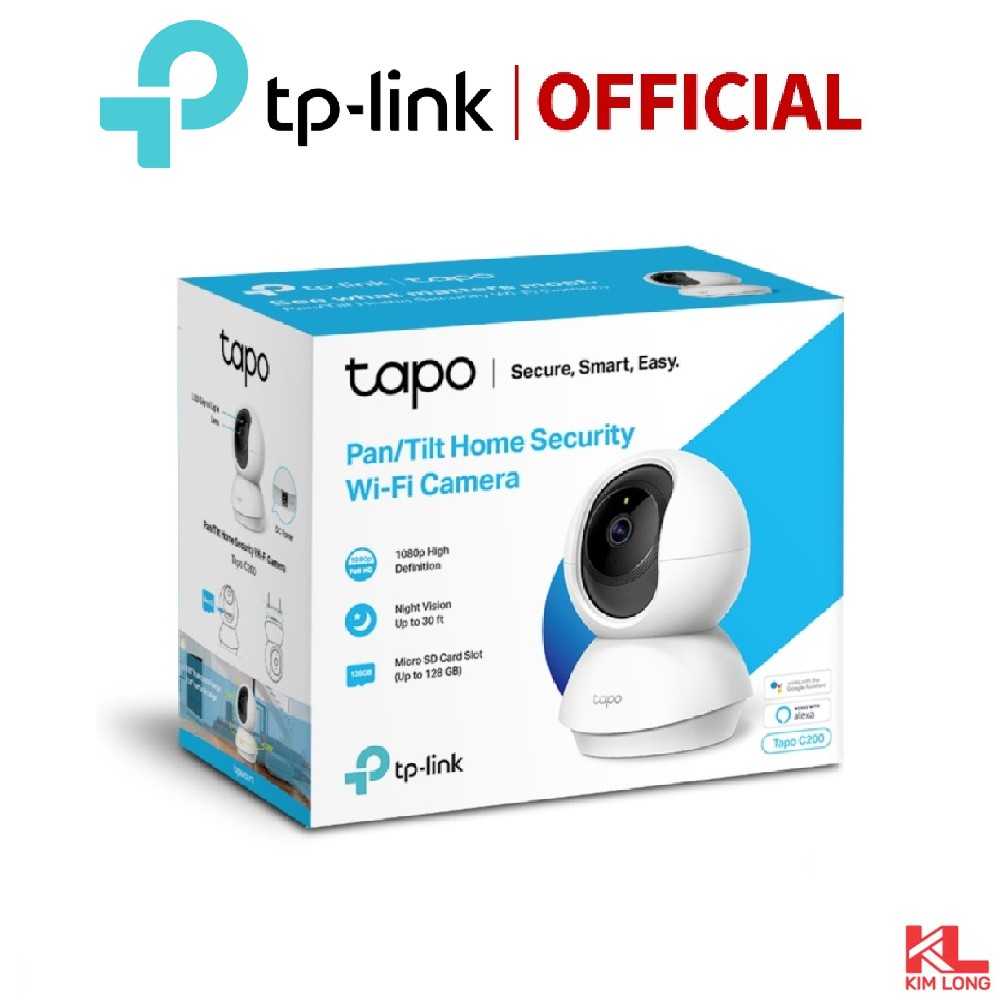 Camera Wifi TP-Link Tapo C200 / C210 Full HD 1080P 360 độ Giám Sát An Ninh