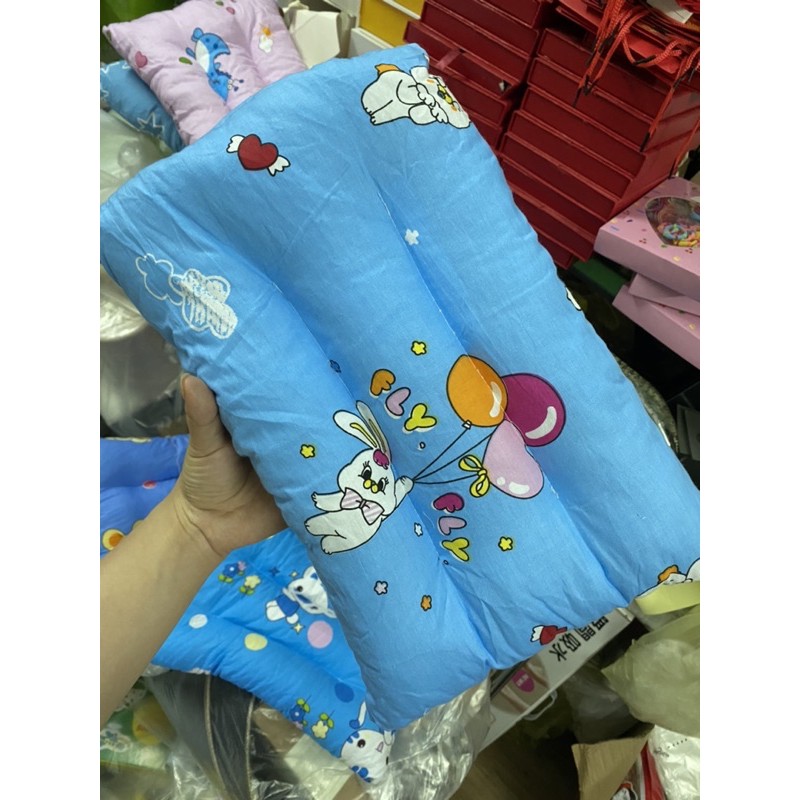 GỐI NẰM COTTON MẪU MỚI CHO BÉ 0,6-4 tuổi