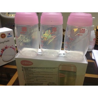 Bộ 3 bình trữ sữa Unimom