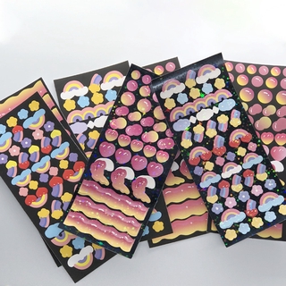 DIY ribbon decoration diary sticker material