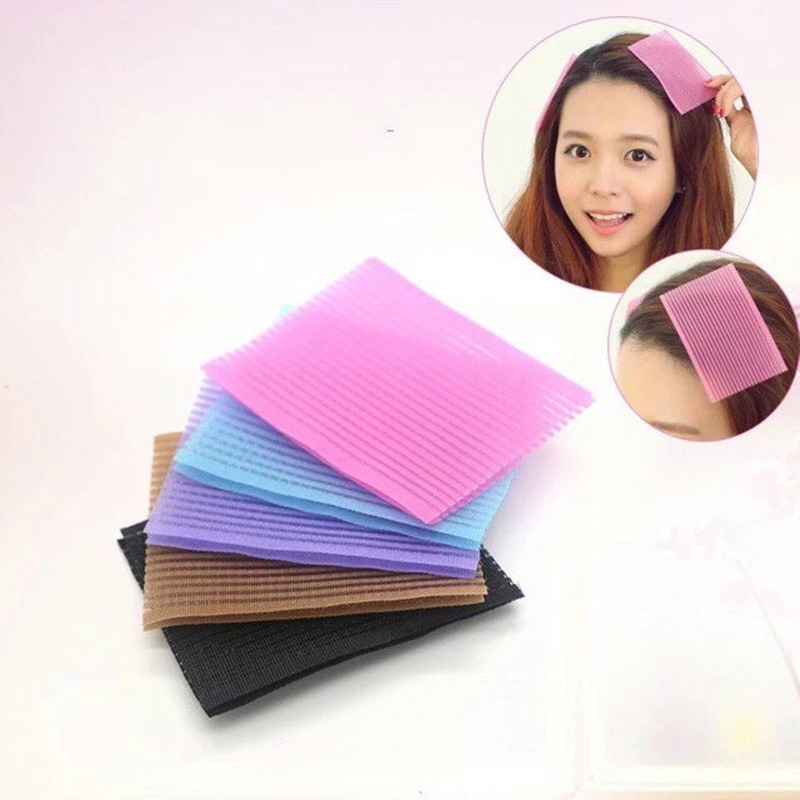 1 Kẹp Tóc Mái Cố Định Tóc Không Đường May Có Khóa Dán Thời Trang Dành Cho Nữ