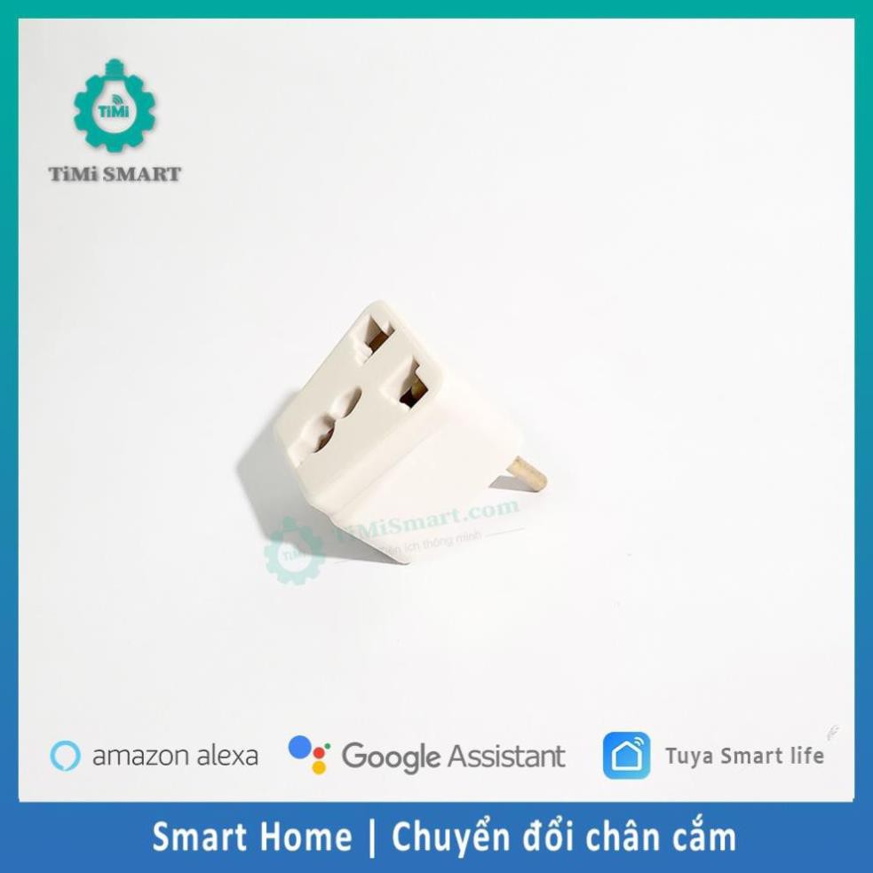 [FREE SHIP] Phích Cắm Điện VINAKIP Chuyển Đổi Ổ 2 Chấu Thành 3 Chấu