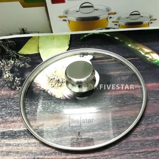 Nắp kính Fivestar dùng cho nồi và chảo 18cm/20cm/24cm