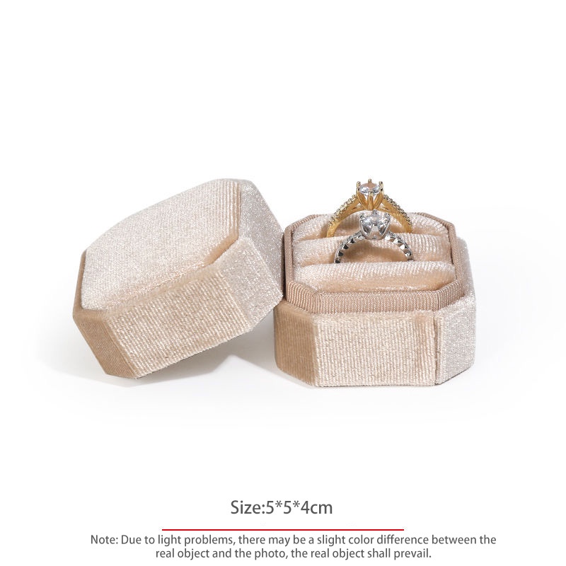 Hộp Nhung Đựng Nhẫn Cưới Cao Cấp Sang Trọng