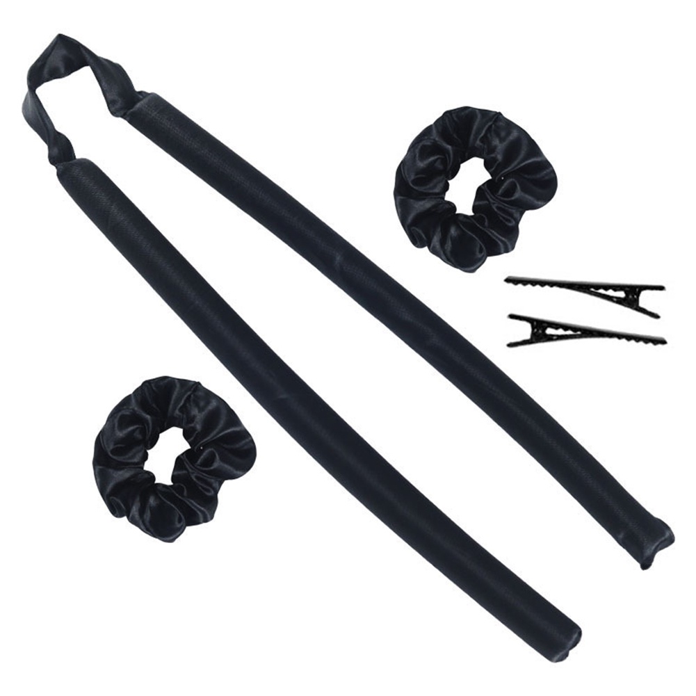 Dụng Cụ Uốn Xoăn Tóc Bằng Satin Tạo Kiểu Gợn Sóng Không Dùng Nhiệt Cho Nữ