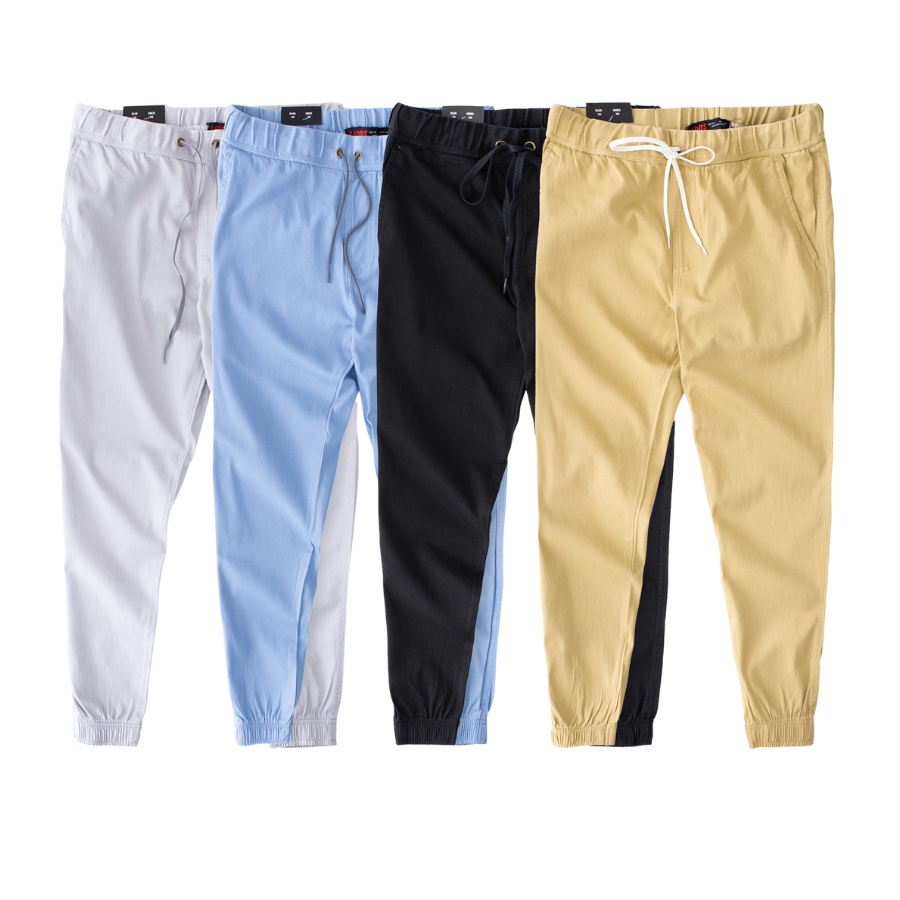 Quần Jogger Kaki Nam Lados 4054 - Chất kaki dày mềm, co giãn tốt - Hàng nhập khẩu