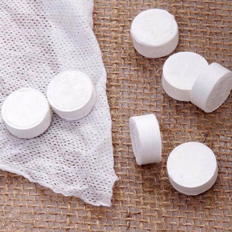 Khăn giấy nén rửa mặt dạng viên kẹo hàn quốc, khăn nén ướt dạng viên