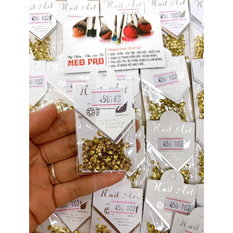 Đá chân nhọn mix size trang trí móng tay chân