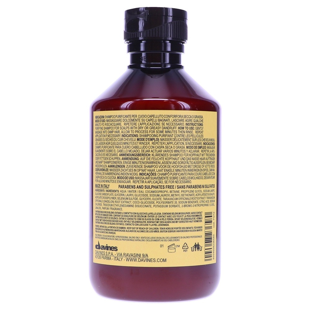 Dầu gội chống gàu Davines Purifying Shampoo 250ml