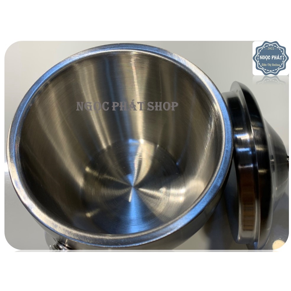 XÔ ĐÁ DÀY 2LỚP INOX 304 GIỮ NHIỆT, ƯỚP RƯỢU VANG, GIỮ NÓNG CANH HẦM- KIỂU DÁNG CỔ CHÂU ÂU CỰC KÌ SANG TRỌNG