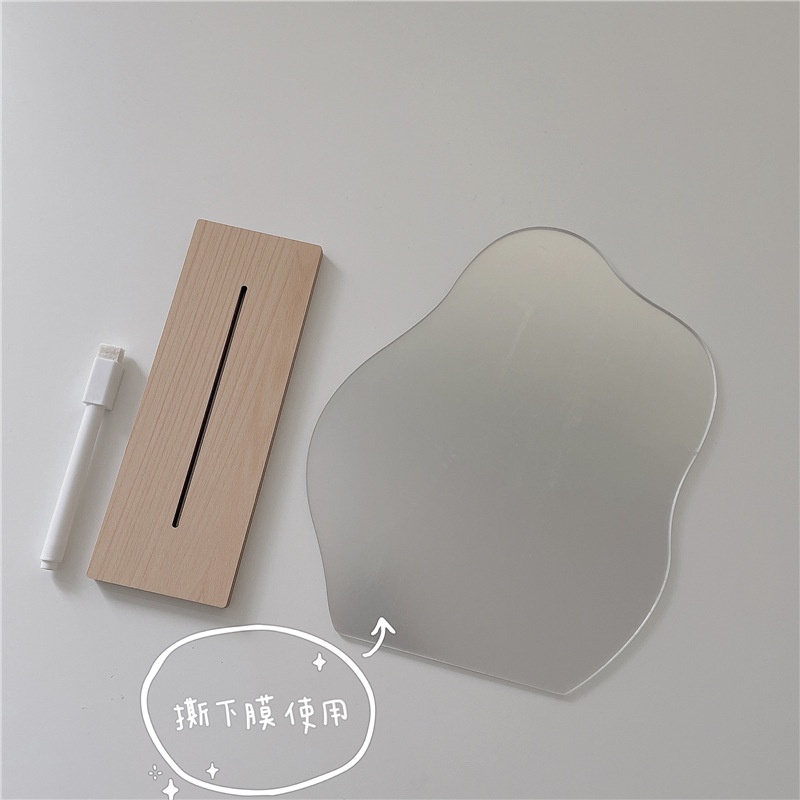 Gương để bàn bằng gỗ decor bàn học bàn trang điểm xinh xắn Cute.home