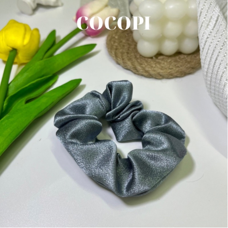 Dây cột tóc vải scrunchies đủ màu sắc Cocopi.accessories