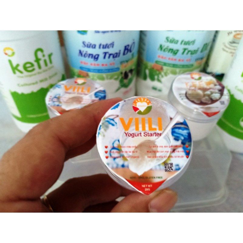 Men Sữa Viili Tươi - VIILI YOGURT STARTER - ORGANIC BA VÌ. Mua một lần dùng mãi mãi.