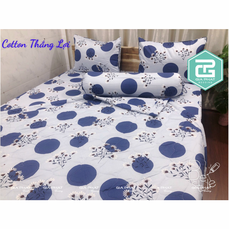 Ga lẻ 1m6 x 2m cotton Thắng Lợi ( không áo gối )