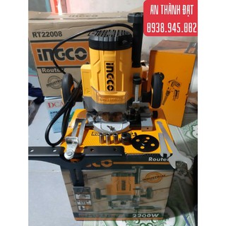 MÁY PHAY GỖ INGCO CHUYÊN DÙNG 12.7MM 2200W MODEL: RT22008