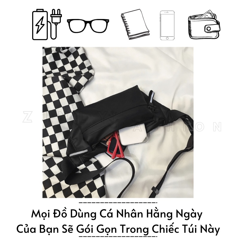 Túi Đeo Chéo Nam WEIXIER WX01 Basic Chống Nước Thể Thao, Cặp Đeo Ngực, Hông Và Bao Tử Đa Năng - ZInly