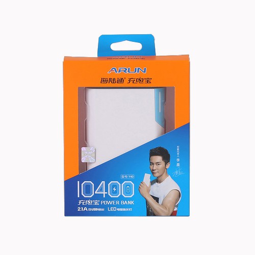 [Mã ELFLASH5 giảm 20K đơn 50K] Pin dự phòng Arun 10400-Y40 10400mAh (Trắng)