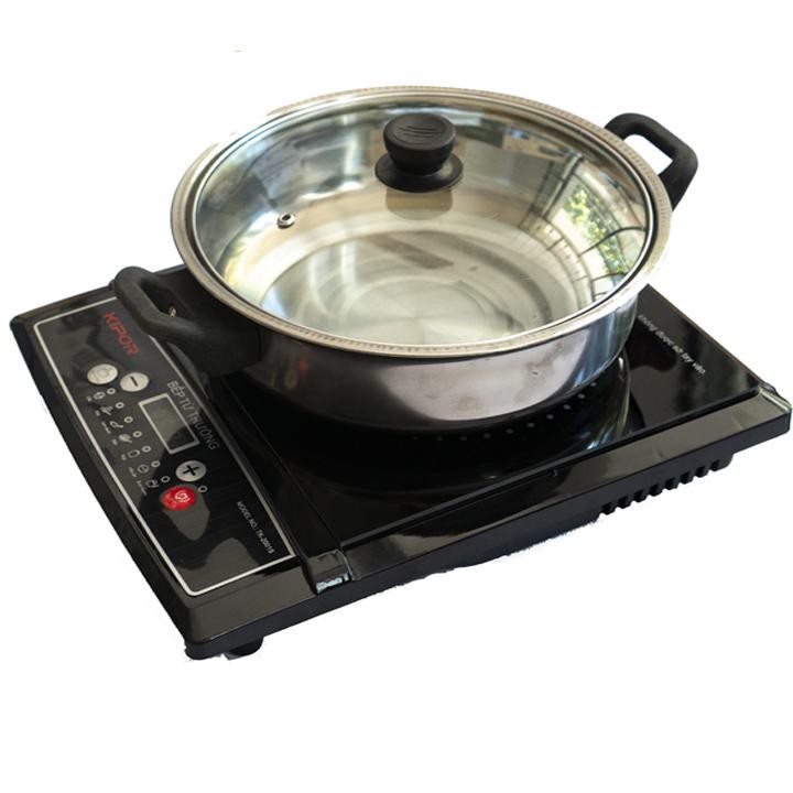 Bếp Điện Từ Kipor Cao Cấp TK-2001S – Tặng Nồi Lẫu 26cm Nắp Kính