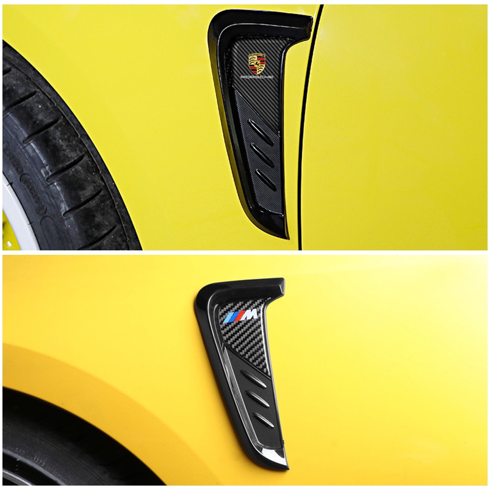 FENDER Miếng Dán Trang Trí Lỗ Thông Gió Xe Hơi Hyundai I10 Santafe Tucson Accent Kona I20 Creta Veloster Palisade Avante Ioniq Sonata Vence Elantra