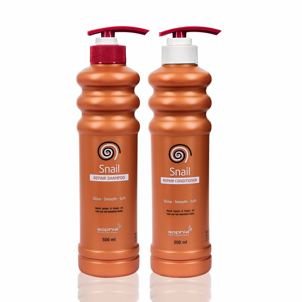 Dầu Gội Ngăn Rụng Tóc Snail siêu phục hồi tóc, siêu thơm Sophia Professional 500ml - Hàng chính hãng