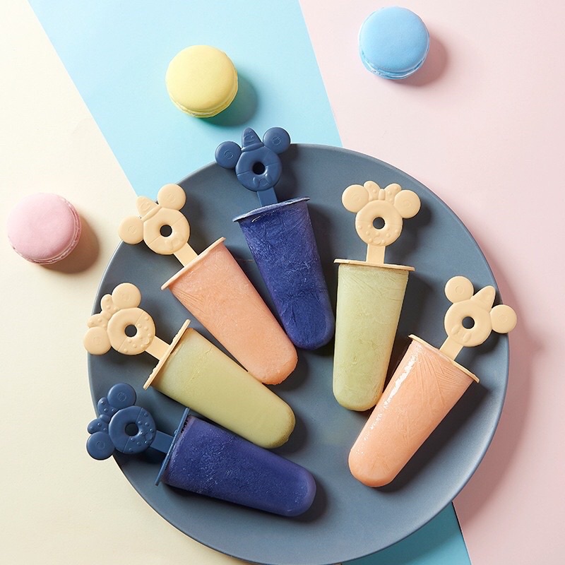 SET 8 KHUÔN LÀM KEM QUE NGỘ NGHĨNH CHO BÉ