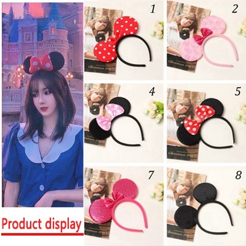 1 Băng Đô Tai Chuột Minnie Cho Bé Gái