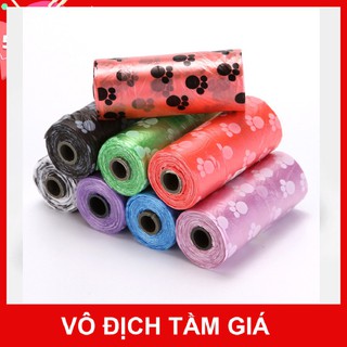 Túi Nilon Hốt Phân Chó Mèo loại dày ❤️ ( 1 cuộn)❤️
