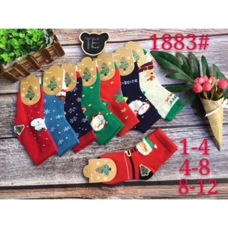 Combo 10 đôi tất cao cổ, combo 10 đôi tất noel cao cổ
