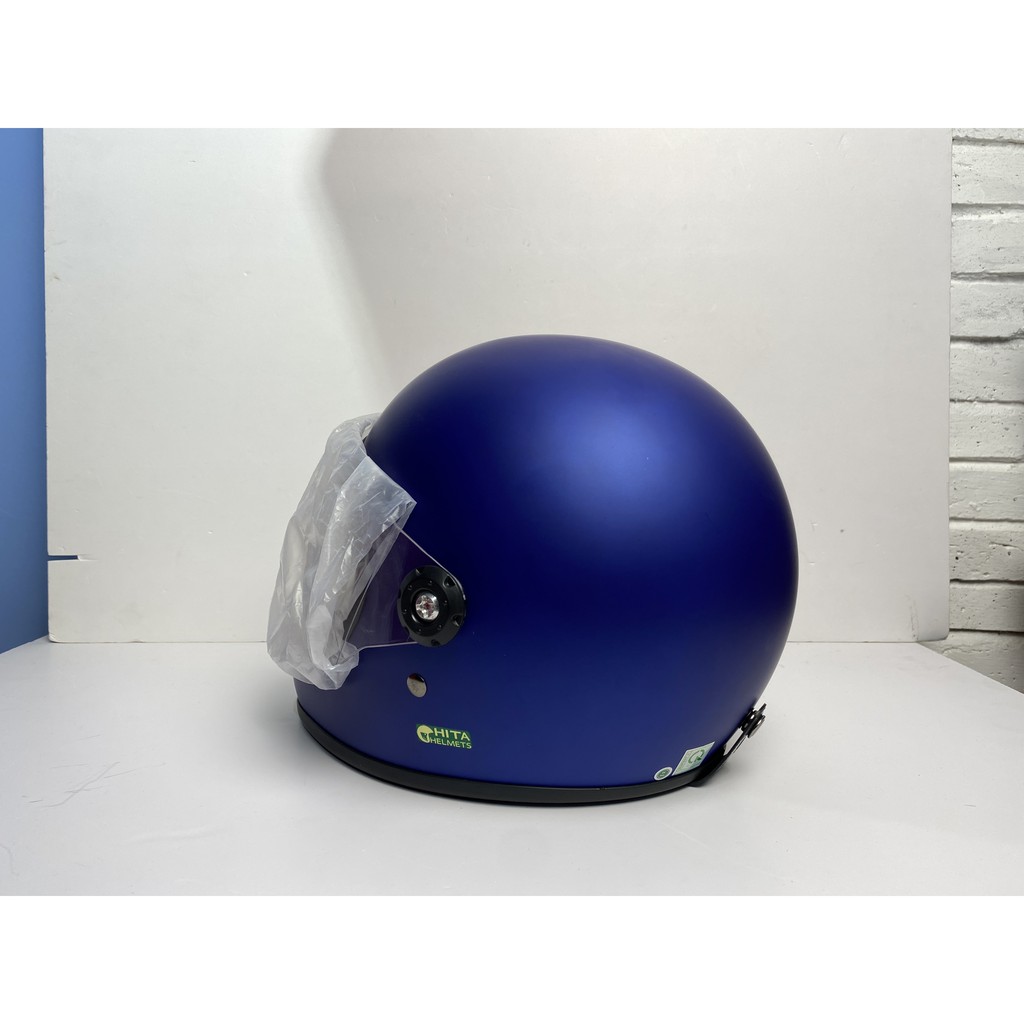 Mũ bảo hiểm Chita Zetta CT36 Kính – Màu xanh tiger sơn mờ, ron đen, size M
