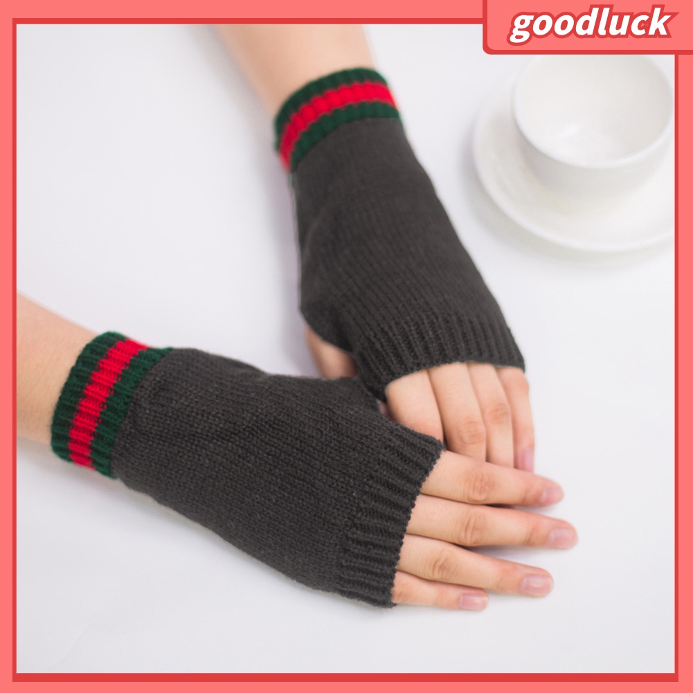 Găng Tay Hở Ngón Giữ Ấm Mùa Đông Thời Trang