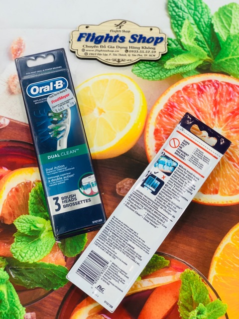 SET 3 ĐẦU BÀN CHẢI ĐIỆN THAY THẾ ORAL - B