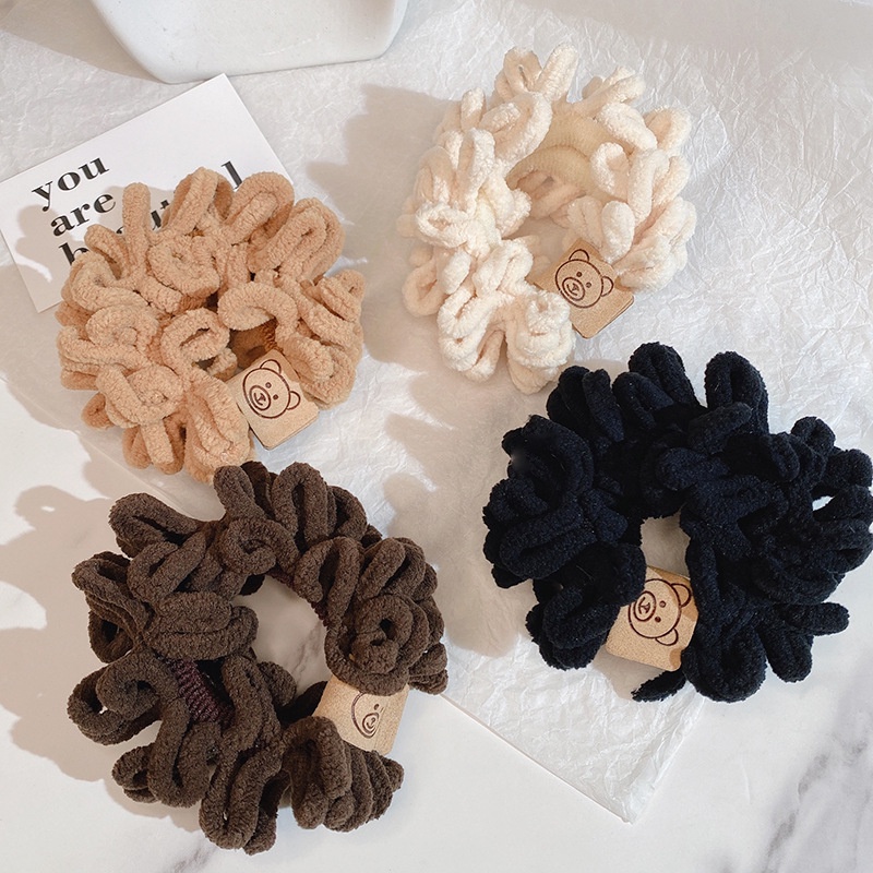 Dây cột tóc nơ SD411 màu dễ thương, cute, xinh đẹp phong cách Hàn Quốc làm phụ kiện tóc thời trang cho nữ