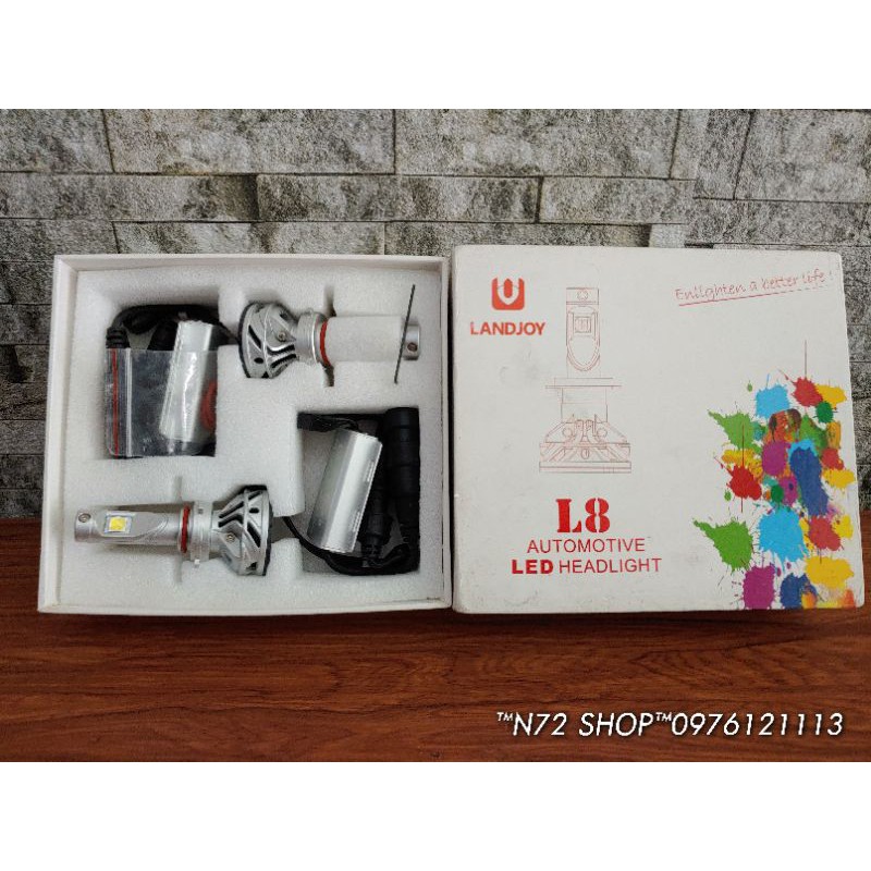 Led pha XHP70 L8 9005/9006/HB3/HB4 trắng 6000kevin