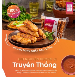Nem lụi Luji gói 500gr (10c) - làm topping các món cuốn, nướng ăn cùng cơm,...