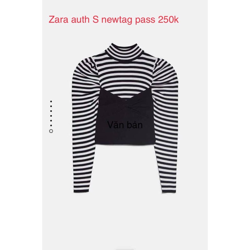 Áo len tăm zara auth S newtag