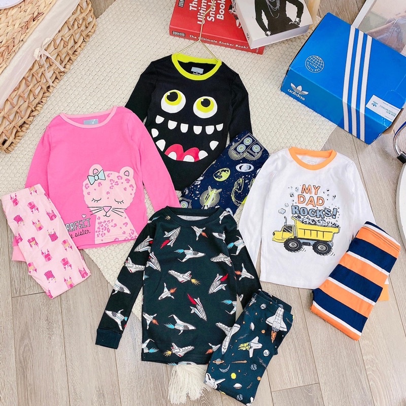 Bộ ngắn tay, dài tay bé trai bé gái xuất xịn mềm mại thoáng mát satsunkid