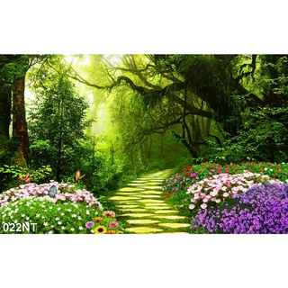 TRANH DÁN TƯỜNG 3D PHONG CẢNH THIÊN NHIÊN ĐẸP - TRANH PHONG CẢNH SƠN THUỶ - YAN SHOP