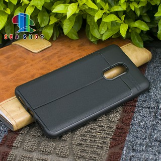 Ốp Xiaomi Redmi Note 4 vân da loại A - Nhựa dẻo - chống sốc - Chống trơn trượt