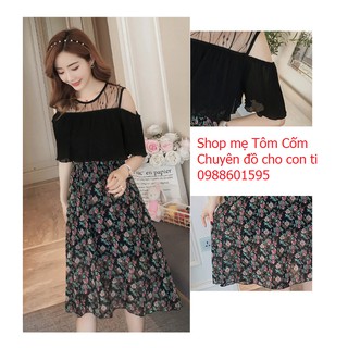 Đầm cho con bú có khóa kéo