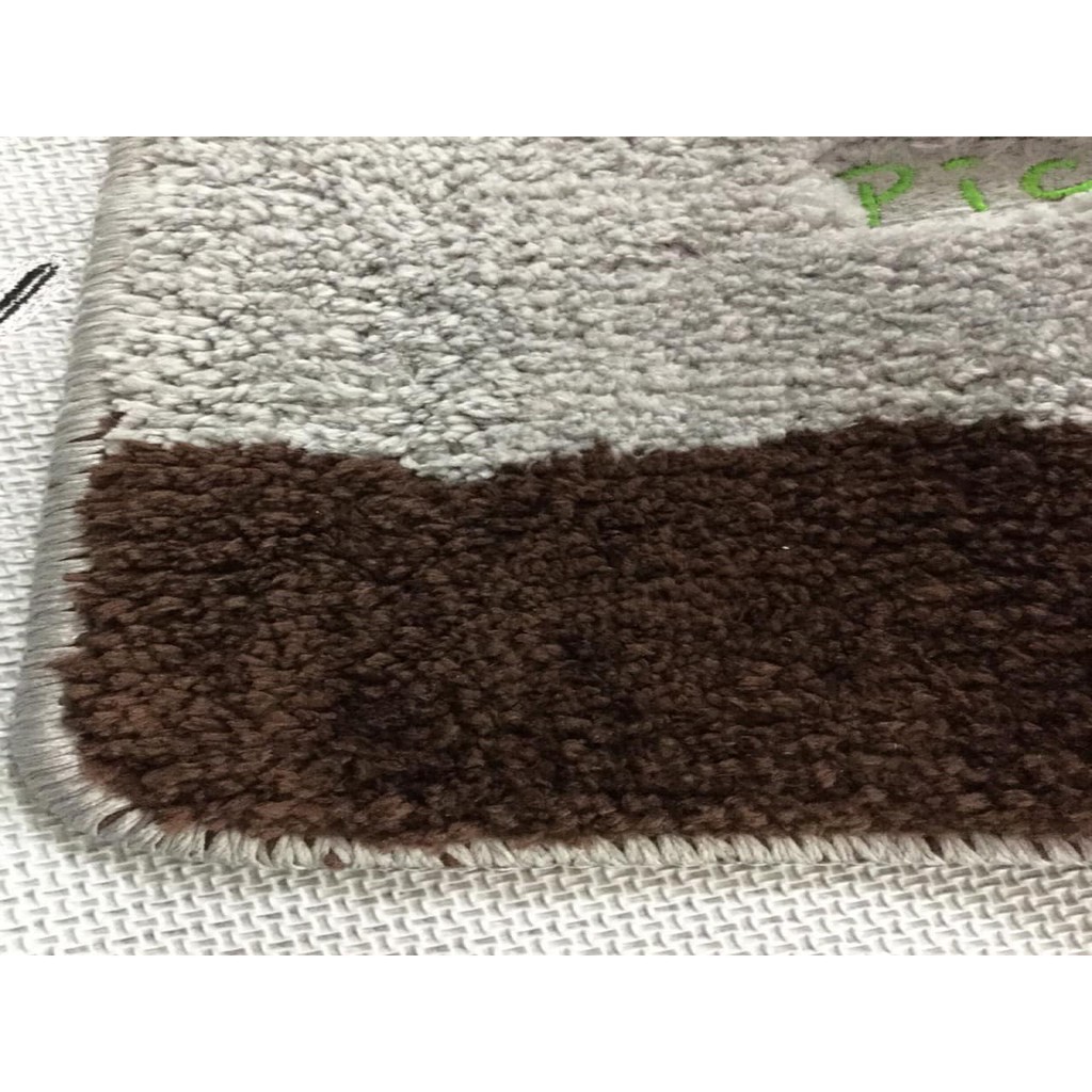 Thảm chùi chân lau châm siêu thấm sợi lông len bông êm mềm LÔNG CLM03