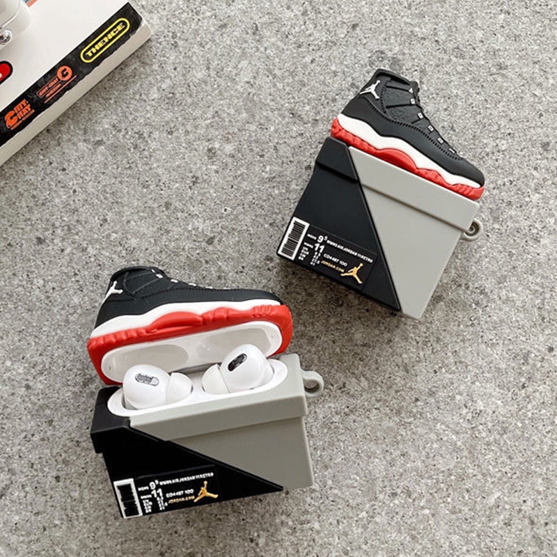 Nk Vỏ Bảo Vệ Hộp Sạc Tai Nghe AirPods3 Gen AirPods3 2021 Bằng Silicon Hình Hộp Giày Phong Cách Mới