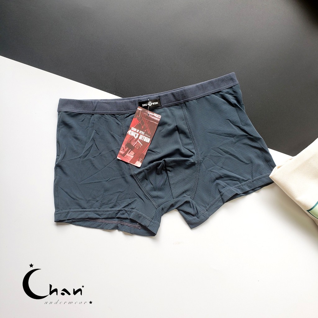 Quần sịp nam Boxer Sunwish quần lót đùi thông hơi thoáng khí-ChanUnderwear