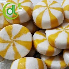 viên thả lẩu xiên que nhân trứng Lacusina màu cam 500gr