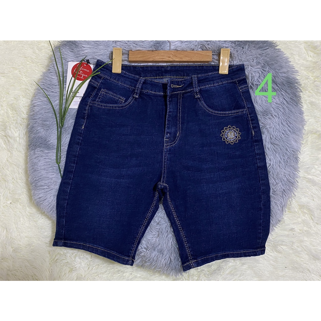 Quần Đùi jeans cao cấp Bigsize  Vải dày và co giãn YUME-041